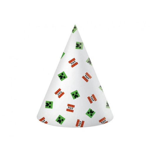 Picture of MINECRAFT PAPER HATS - 6 PACK